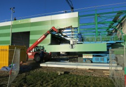 Nieuwbouw bedrijfshal Van der Bel te Middenmeer